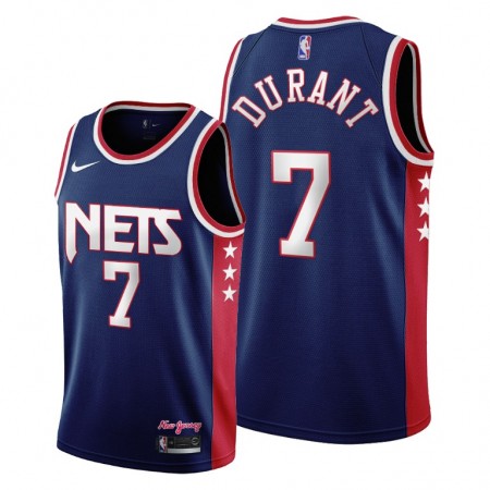 Maillot Basket Brooklyn Nets Kevin Durant 7 Nike 2021-22 City Edition Throwback 90s Swingman - Homme